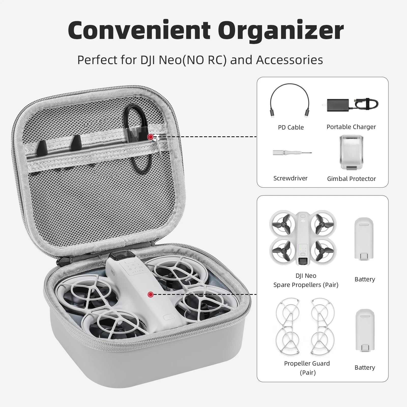 Estuche de almacenamiento para - Drone Hard Shell Case reseña y precio