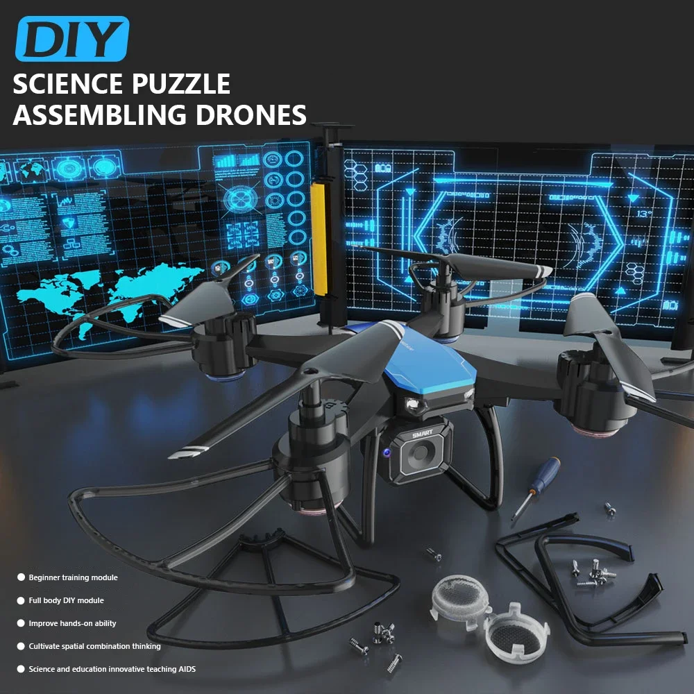 JJRC H108 DIY montaje de enseñ - Drone Controller Screen reseña y precio